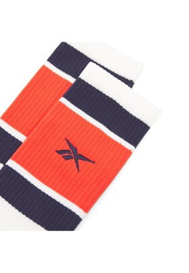 Reebok Skarpety długie CL Basketball Sock HF8408 Biały. Kolor: biały. Materiał: materiał