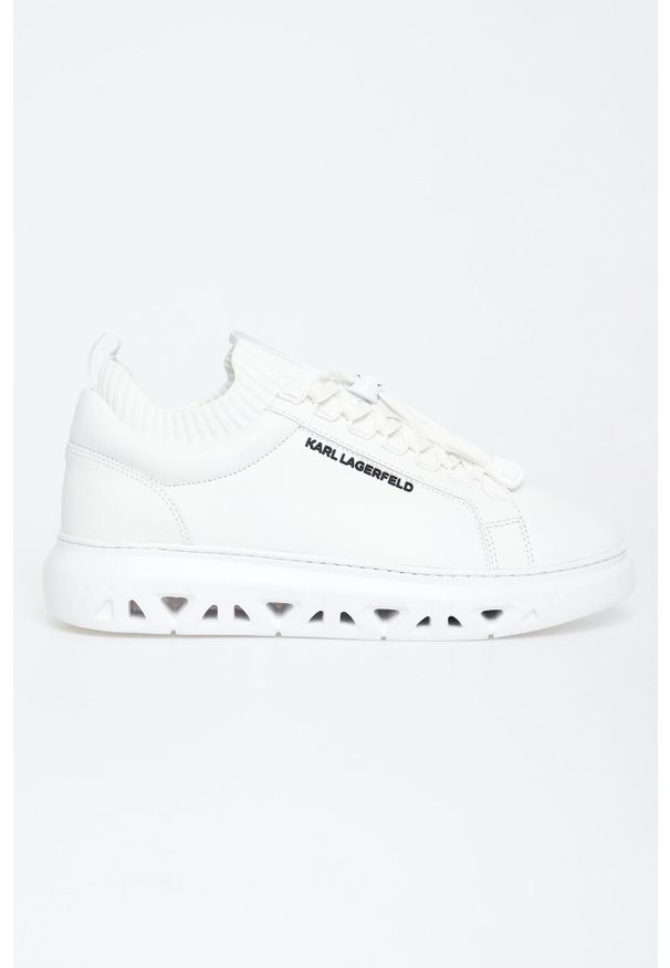 Karl Lagerfeld - Sneakersy męskie skórzane KARL LAGERFELD. Materiał: skóra