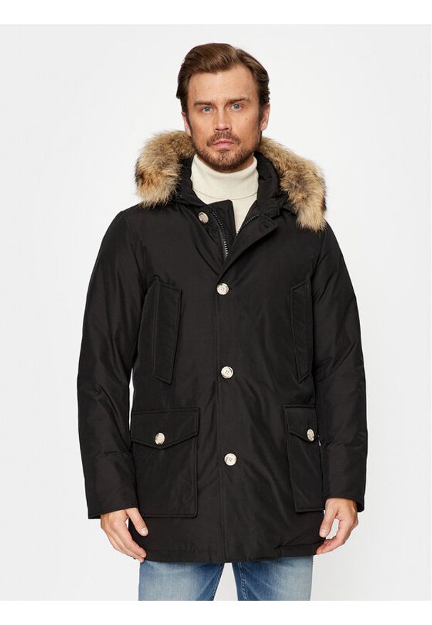 Woolrich Parka Arctic CFWOOU0482MRUT0001 Czarny Regular Fit. Kolor: czarny. Materiał: bawełna, syntetyk