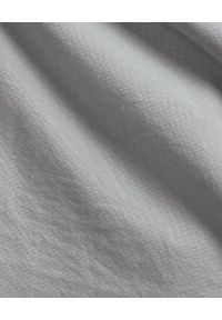 Ralph Lauren - RALPH LAUREN - Szara koszula Oxford Custom Fit. Typ kołnierza: polo, button down. Kolor: szary. Materiał: bawełna. Długość rękawa: długi rękaw. Długość: długie. Wzór: haft. Styl: klasyczny
