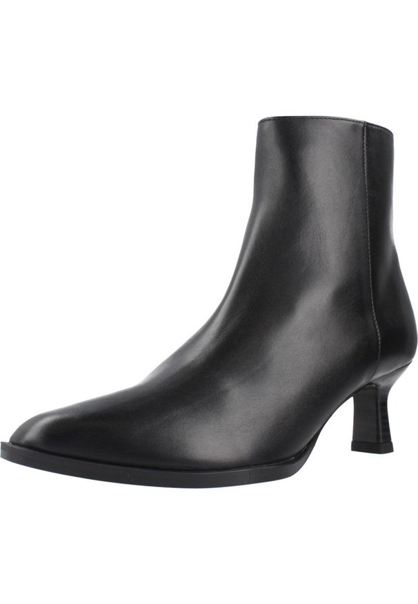 Unisa - UNISA LOMAS STT Czarny. Kolor: czarny. Materiał: skóra