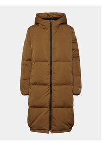 YAS Płaszcz zimowy 26031874 Brązowy Regular Fit. Kolor: brązowy. Materiał: syntetyk. Sezon: zima #9