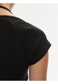 Tommy Jeans Sukienka letnia Badge DW0DW17943 Czarny Slim Fit. Kolor: czarny. Materiał: syntetyk. Sezon: lato #3