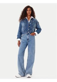 Tommy Jeans Kurtka jeansowa DW0DW21061 Granatowy Regular Fit. Kolor: niebieski. Materiał: bawełna #5