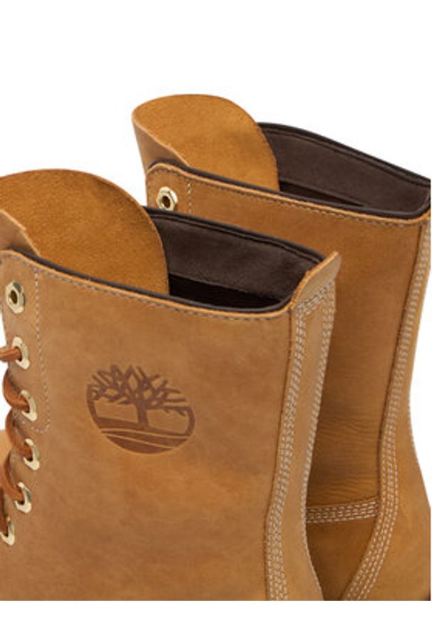 Timberland Trzewiki 8 Inch Lace Up TB0A43MXEN11 Brązowy. Kolor: brązowy. Materiał: skóra