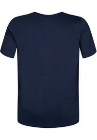 Zizzi T-Shirt V50220A Niebieski Regular Fit. Kolor: niebieski. Materiał: bawełna
