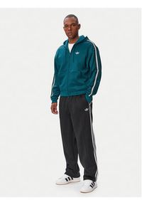 Adidas - adidas Bluza adicolor Spacer KS7423 Zielony ciemny Oversize. Okazja: na spacer. Kolor: zielony. Materiał: bawełna #2