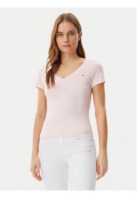 Tommy Jeans Komplet 2 t-shirtów DW0DW21367 Kolorowy Slim Fit. Materiał: bawełna. Wzór: kolorowy #5