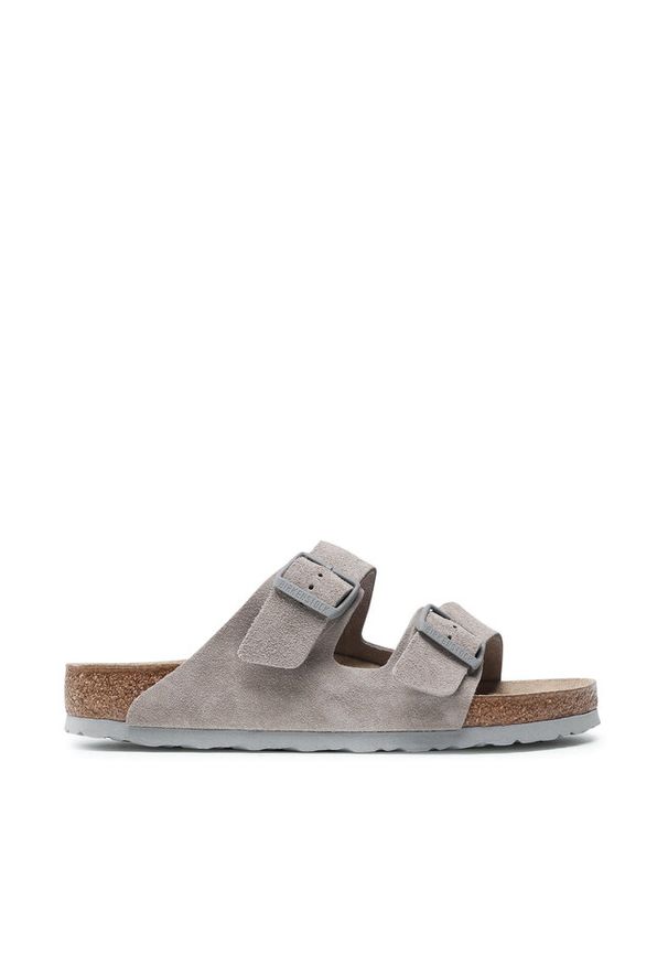 Klapki Birkenstock. Kolor: szary