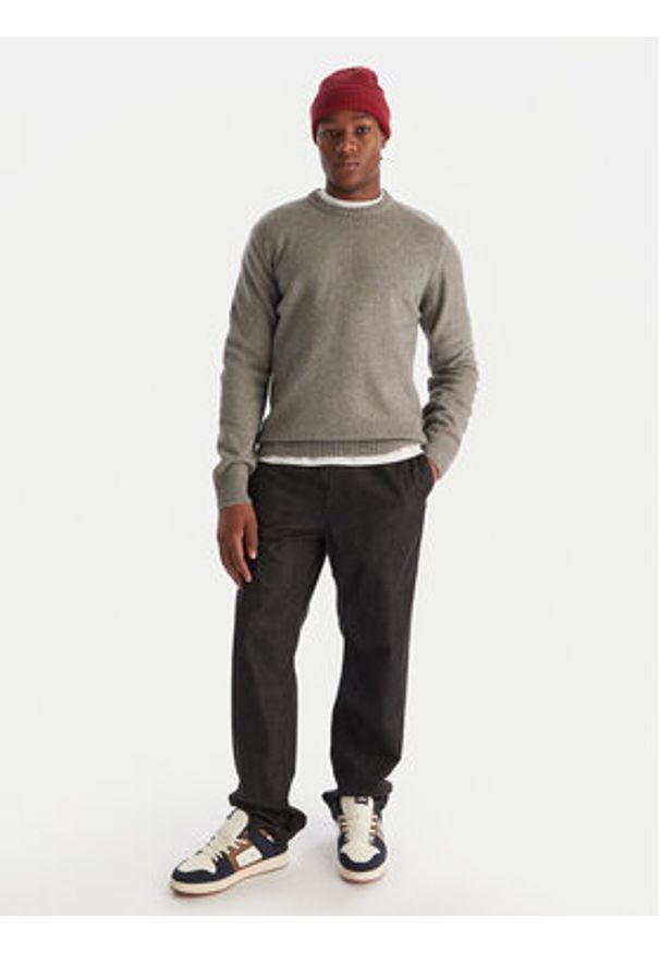 Quiksilver Sweter Slow Song Neppy EQYSW03325 Szary Regular Fit. Kolor: szary. Materiał: syntetyk