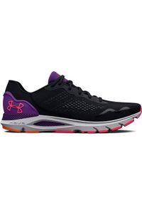 Buty do Biegania Damskie Under Armour HOVR Sonic 6. Kolor: wielokolorowy, czarny, fioletowy. Materiał: guma, materiał, syntetyk