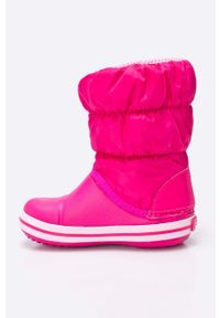 Crocs obuwie zimowe Winter Puff 14613 kolor różowy. Nosek buta: okrągły. Kolor: różowy. Sezon: zima #5