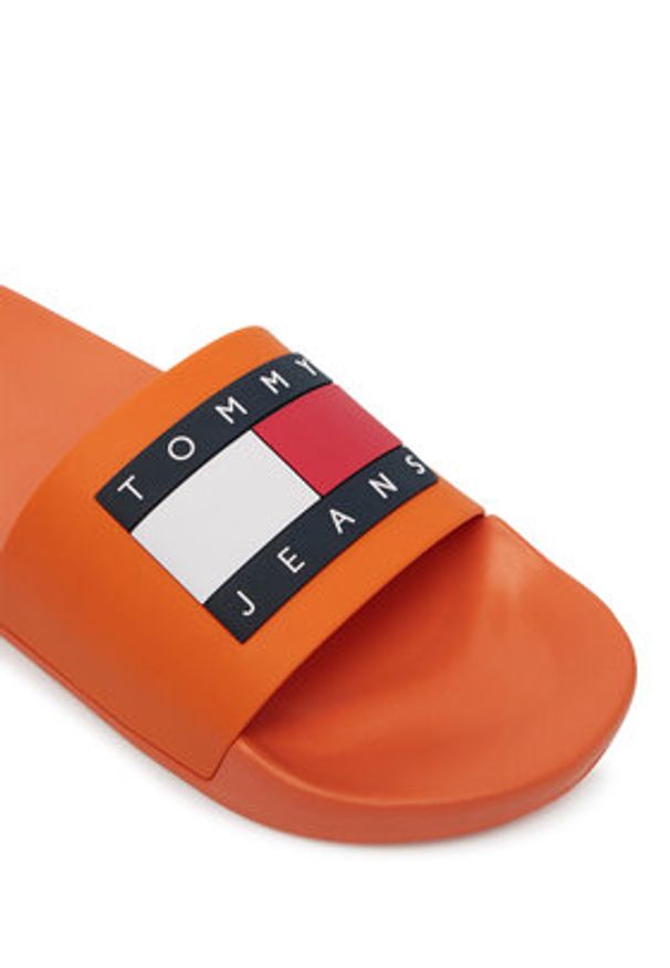 Tommy Jeans Klapki Tommy Jeans Pool Slide Ess EM0EM01191 Pomarańczowy. Kolor: pomarańczowy. Materiał: syntetyk