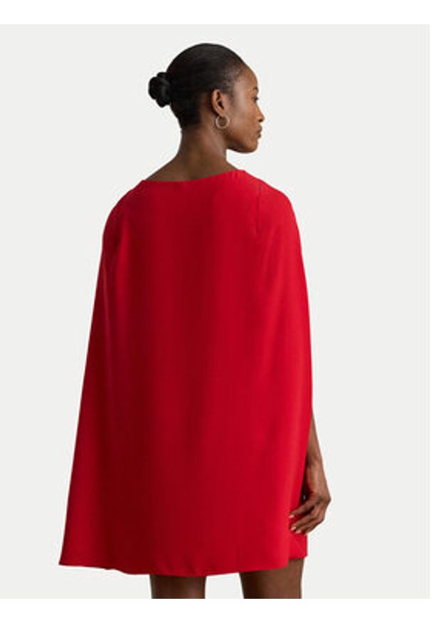 Lauren Ralph Lauren - LAUREN RALPH LAUREN Sukienka koktajlowa 253980921004 Czerwony Slim Fit. Kolor: czerwony. Materiał: syntetyk. Styl: wizytowy