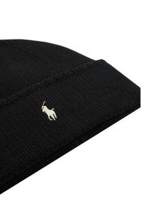 Polo Ralph Lauren Czapka 455954355007 Czarny. Kolor: czarny. Materiał: wełna #2