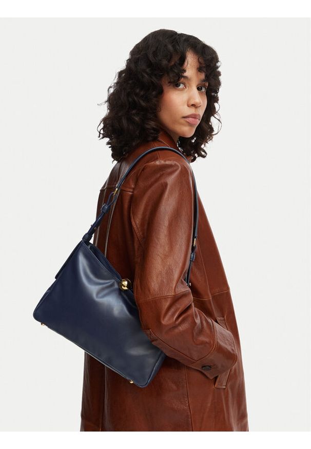 Furla Torebka Sfera M WB01403 BX3168 BG 4852S Granatowy. Kolor: niebieski. Materiał: skórzane