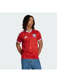 Adidas - Koszulka podstawowa Chile 26. Kolor: czerwony. Technologia: ClimaCool (Adidas). Sport: piłka nożna #1