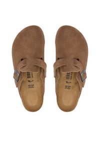 Birkenstock Klapki Boston 1032795 Brązowy. Kolor: brązowy. Materiał: zamsz, skóra #2