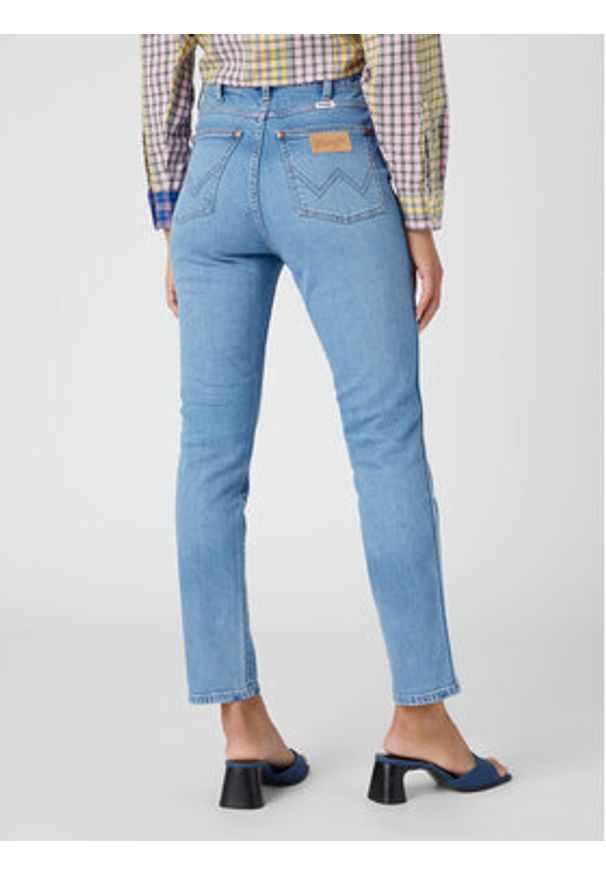 Wrangler Jeansy Walker 677 W2HC68228 112332362 Niebieski Slim Fit. Kolor: niebieski