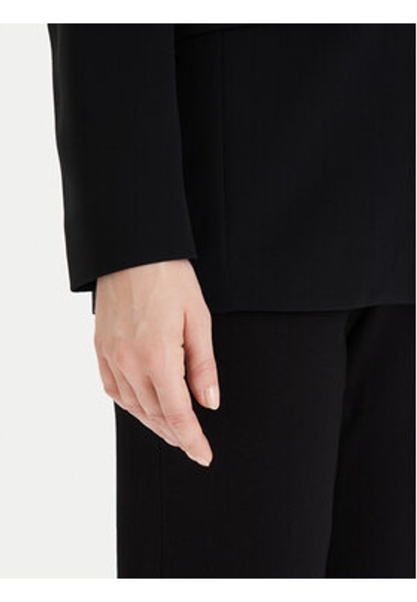 BOSS - Boss Marynarka Jocaluah 50490053 Czarny Regular Fit. Kolor: czarny. Materiał: syntetyk