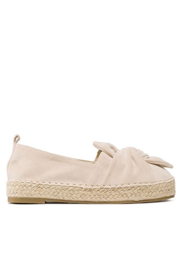 DeeZee Espadryle WSS990-160 Beżowy. Kolor: beżowy. Materiał: materiał