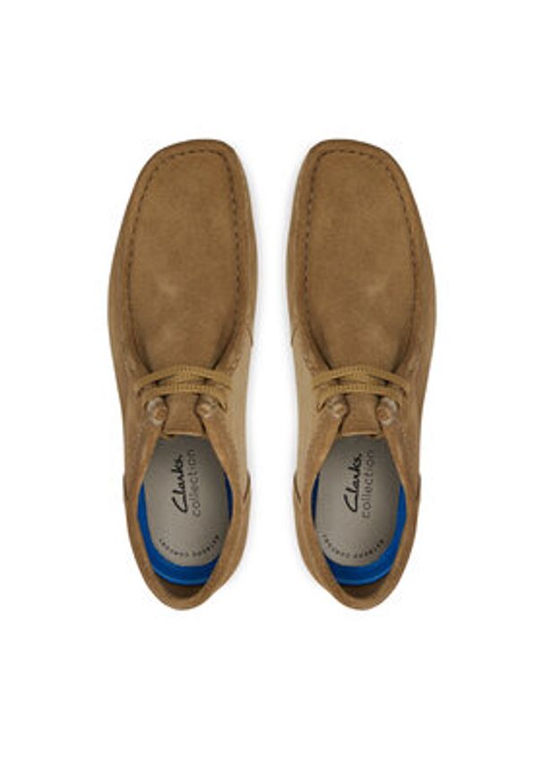 Clarks Mokasyny Shacre Ii Run 26159434 Brązowy. Kolor: brązowy. Materiał: skóra