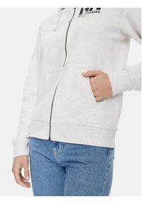 Helly Hansen Bluza W Hh Logo Full Zip Hoodie 2.0 34461 Biały Regular Fit. Kolor: biały. Materiał: bawełna #4