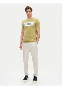 Mustang T-Shirt Austin 1016274 Zielony Regular Fit. Kolor: zielony. Materiał: bawełna #5