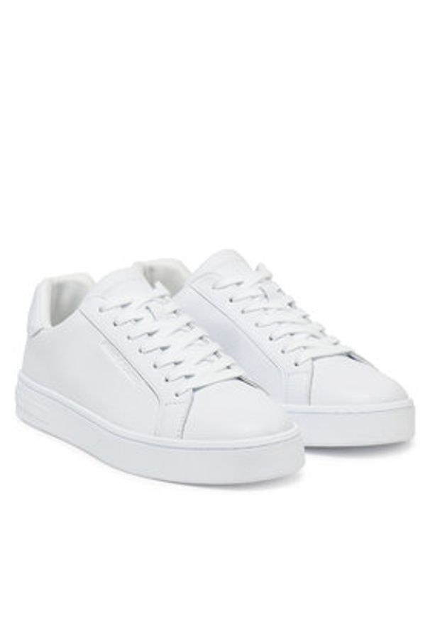 Armani Exchange Sneakersy XM000141 AF11912 U0002 Biały. Kolor: biały. Materiał: skóra