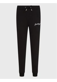 Hype - HYPE Spodnie dresowe CORE21-079 Czarny Regular Fit. Kolor: czarny. Materiał: syntetyk