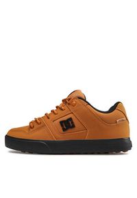 DC Sneakersy Pure Wnt ADYS300151 Brązowy. Kolor: brązowy. Materiał: skóra, nubuk