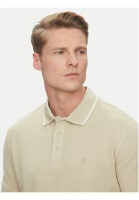 Marciano Guess Polo 5GHP08 6322A Beżowy Regular Fit. Typ kołnierza: polo. Kolor: beżowy. Materiał: bawełna #3