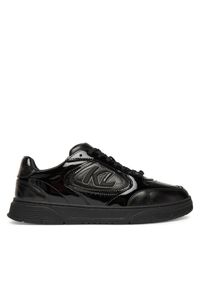 Karl Lagerfeld - KARL LAGERFELD Sneakersy Kourtney KL63025 Czarny. Kolor: czarny. Materiał: skóra