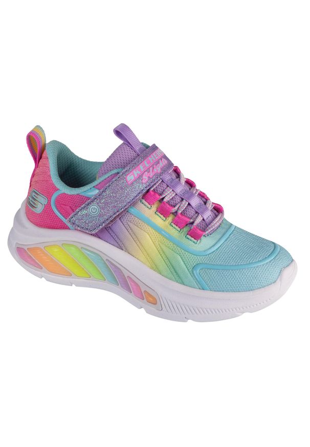 skechers - Tenisówki Skechers Model Rainbow Cruisers Kolor Wielokolorowy. Kolor: różowy. Materiał: syntetyk, tkanina. Model: Skechers Sport. Sport: turystyka piesza