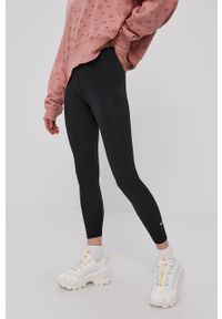 Nike Sportswear - Legginsy. Stan: podwyższony. Kolor: czarny. Materiał: bawełna, poliester, dzianina, elastan. Wzór: gładki #1