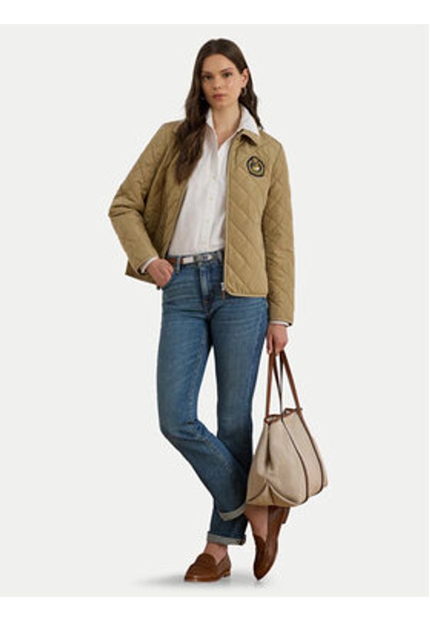 Lauren Ralph Lauren - LAUREN RALPH LAUREN Kurtka przejściowa 297979539002 Beżowy Straight Fit. Kolor: beżowy. Materiał: syntetyk
