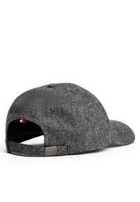 TOMMY HILFIGER - Tommy Hilfiger Czapka z daszkiem Th Flag Herringbone 6 Panel Cap AM0AM13784 Szary. Kolor: szary. Materiał: wełna, materiał #3