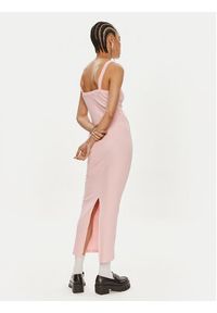 ROTATE Sukienka letnia Vigdis 1124431011 Różowy Slim Fit. Kolor: różowy. Materiał: bawełna. Sezon: lato #5