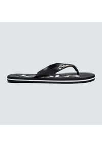 Japonki plażowe męskie Oakley College Flip Flop. Okazja: na plażę. Kolor: czarny. Styl: sportowy