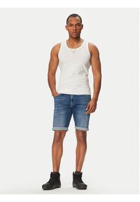 G-Star RAW - G-Star Raw Szorty jeansowe D10481-8968 Niebieski Regular Fit. Kolor: niebieski. Materiał: bawełna #2