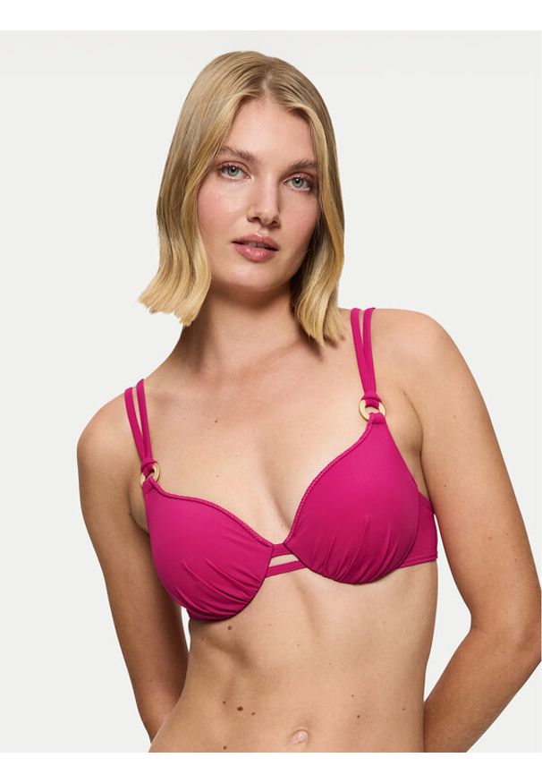 Triumph Góra od bikini Summer Twist 10222228 Różowy. Kolor: różowy. Materiał: syntetyk