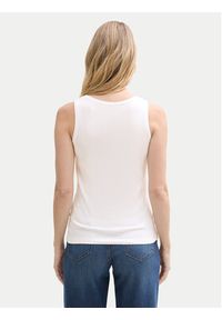 Tom Tailor Top 1045540 Biały Regular Fit. Kolor: biały. Materiał: bawełna #5