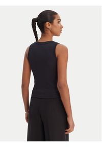 Fracomina Top FP26ST2003J42701 Czarny Slim Fit. Kolor: czarny. Materiał: syntetyk #4