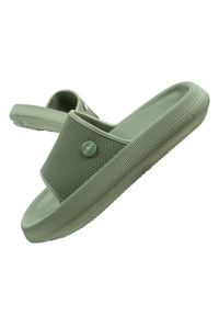Klapki sportowe damskie CMP Ruby Slipper wygodne zielone. Kolor: zielony. Materiał: materiał, syntetyk. Styl: sportowy