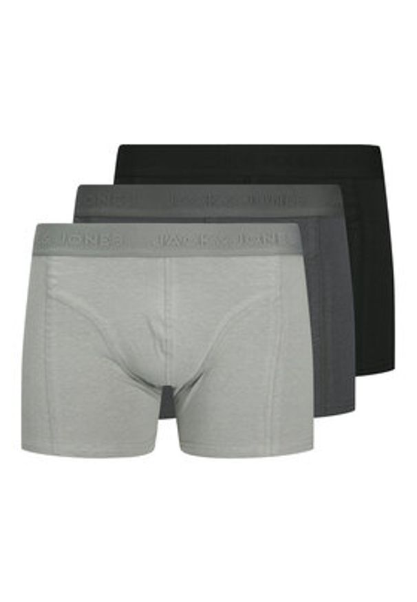Jack & Jones Komplet bokserek Ordinary 12275575 Szary. Kolor: szary. Materiał: bawełna