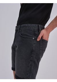 Big-Star - Szorty męskie jeansowe czarne Aden 957. Kolor: czarny. Materiał: jeans. Styl: klasyczny #2
