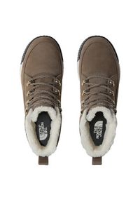 The North Face Śniegowce Sierra Mid Lace Wp NF0A4T3X8IU1 Brązowy. Kolor: brązowy. Materiał: zamsz, skóra #4