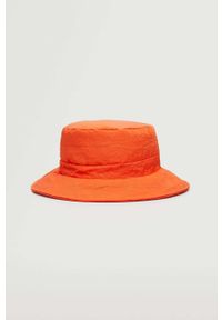 mango - Mango kapelusz Nube kolor pomarańczowy. Kolor: pomarańczowy