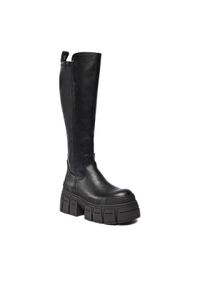 Buffalo Muszkieterki Gospher Stretch Boot 1622354 Czarny. Kolor: czarny. Materiał: skóra #1