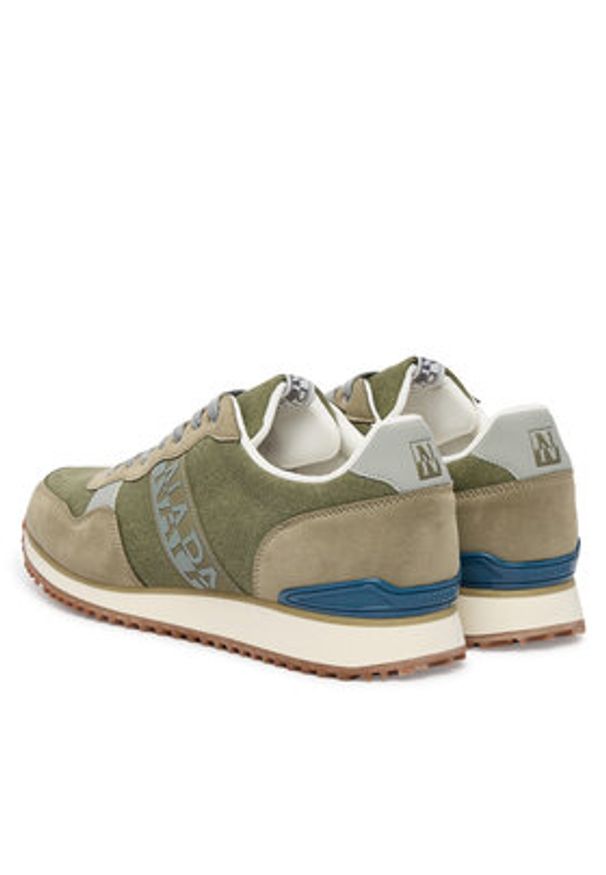 Napapijri Sneakersy NP0A8B2W Kolorowy. Materiał: zamsz, skóra. Wzór: kolorowy